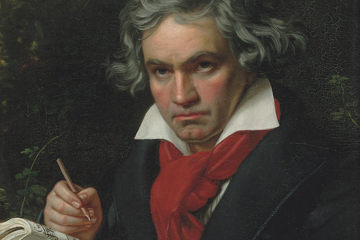 Retrato de Ludwig van Beethoven