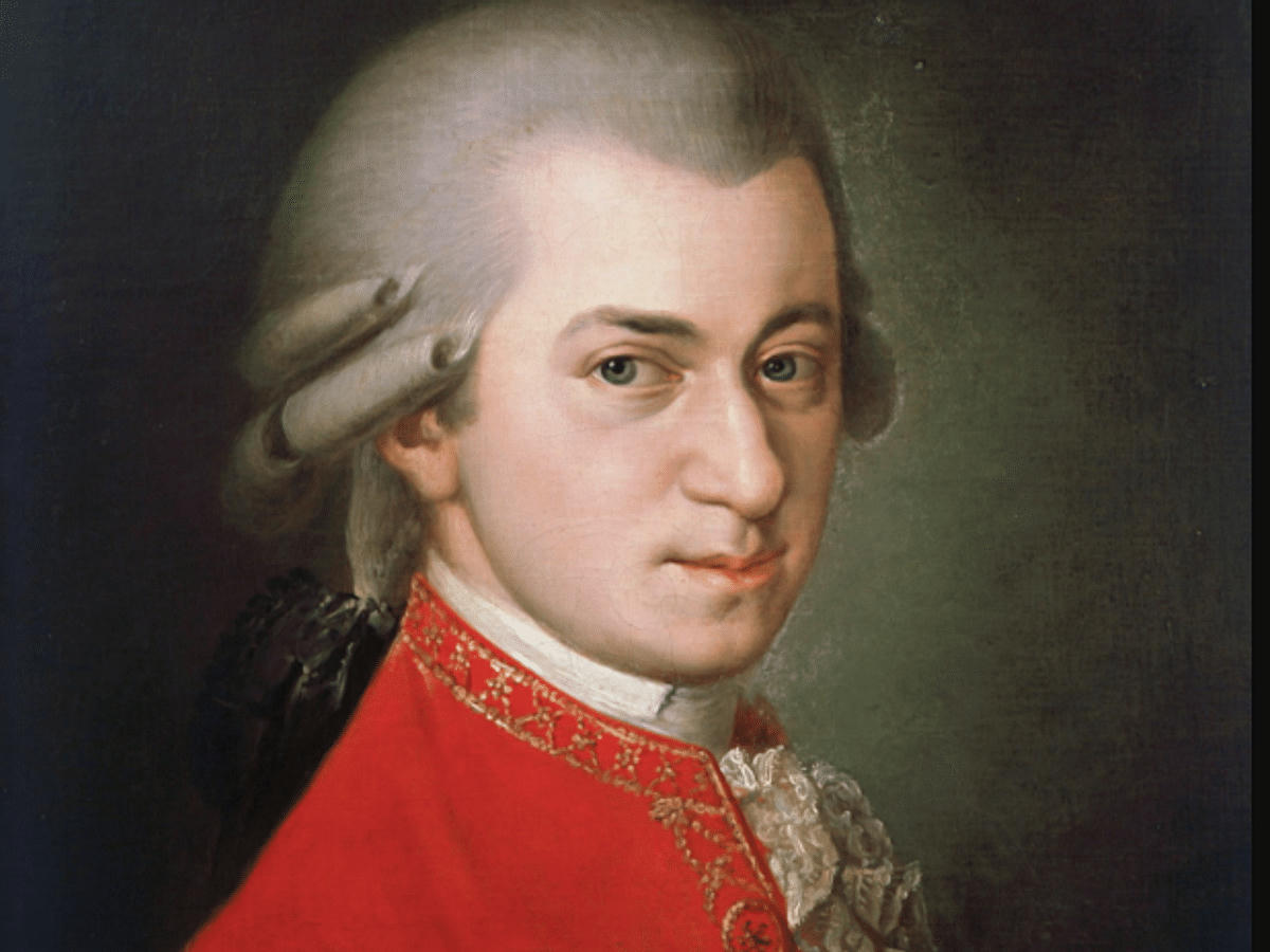 Retrato de Wolfgang Amadeus Mozart